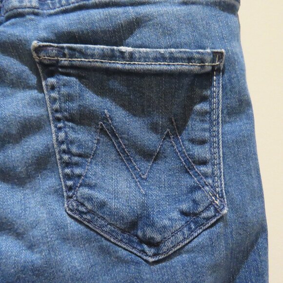 MOTHER The Mid Rise Dazzler Ankle Jeans in Wish On A Star - Size 25 - Picture 13 of 16